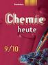 Klasse 9. Eingeführtes Lehrbuch: Chemie heute SI (Schroedel Verlag) Inhaltsfeld 8: Unpolare und polare Elektronenpaarbindung