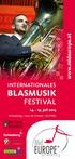 Internationales Blasmusik Festival Juli 2015 Schladming Haus im Ennstal AUSTRIA