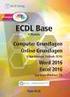 Handbuch ECDL 2003 Professional Modul 2: Tabellenkalkulation Übersicht über verschiedene Funktionen