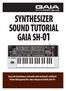 SYNTHESIZER SOUND TUTORIAL GAIA SH-01