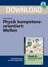 DOWNLOAD. Physik kompetenzorientiert: Wellen. Physik III. Anke Ganzer. Downloadauszug aus dem Originaltitel: kompetenzorientierte Aufgaben