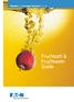 Filtration and Beverage Treatment Products. Fruchtsaft & Fruchtwein Guide