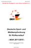 DRIV Wettkampfordnung 2011/2015 Stand April Deutscher Rollsport- und Inline-Verband e.v. Deutsche Sport- und Wettkampfordnung für Rollkunstlauf