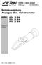 Betriebsanleitung Analoges Brix Refraktometer