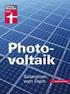 Merkblatt Photovoltaik. Photovoltaik Fördermodell