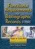 Schulung FRBR Functional Requirements for Bibliographic Records. Modul C: FRBR-Entitäten, -Beziehungen und -Merkmale