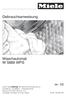 Gebrauchsanweisung. Waschautomat W 5889 WPS. de-de