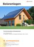 Solaranlagen SWISS MADE. Preisliste Solarpakete und Energiezentralen. Jenni Energietechnik AG