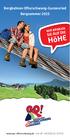 Bergbahnen Ofterschwang-Gunzesried Bergsommer 2015 WIR BRINGEN SIE AUF DIE. HöHE.  Info (0)
