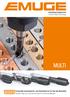 MULTI. Gewindeschneidtechnik Thread Cutting Technology