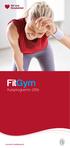 FitGym. Kursprogramm