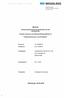 Bericht. Emissionskammerprüfung gemäß RAL-GZ 430 (Goldenes M) Produkt: Konsole Luna (Holznachbildung) (Muster 3) Prüfberichtsnummer: CAL