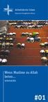 Arbeitskreis Islam. Deutsche Evangelische Allianz. Wenn Muslime zu Allah beten... Arbeitshilfe #01