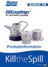 DDCouplings Dry Disconnect Couplings. Produktinformation