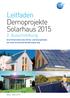Leitfaden Demoprojekte Solarhaus 2015