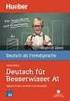 Deutsch für Besserwisser A1. Buch mit MP3-CD. ISBN Preis: 14,99.