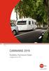 CARAVANS 2015 Preisliste/Technische Daten Ausgabe Januar 2015