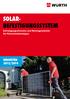 Solar- BefeStigungSSyStem. Befestigungselemente und Montagezubehör für Photovoltaikanlagen