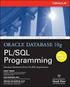 Oracle Database 1Og PL/SQL- Programmierung