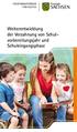 Weiterentwicklung der Verzahnung von Schulvorbereitungsjahr. Schuleingangsphase