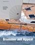 YACHT-test Breehorn 41. Frei: Der schmale Aufbau schafft breite Laufdecks und weit innen liegende Schot schienen. Brummer mit Appeal