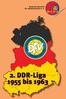 Übersicht 2. DDR-Liga. 2. DDR-Liga 1955 bis 1962/63