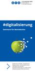 #digitalisierung. Seminare für Betriebsräte. AfA SEMINARE GMBH ARBEITSRECHT FÜR ARBEITNEHMER