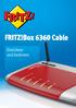 FRITZ!Box 6360 Cable. Einrichten und bedienen