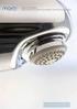 Moratronic Compact Elektronischer Thermostat-Duschkopf für öffentliche Duschanlagen. mit Hygienespülung