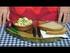 aner Handkäsbrot, Quark und obendrauf Handkäs 4,50 Überbackener Schafskäse mit kleinem Tomatensalat 6,50 Lachsbrot (echter Lachs) mit Eigarnitur 6,50