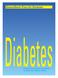 Gesundheits-Pass für Diabetes. Diabetes. Schweizerische Diabetes-Gesellschaft Schweizerische Diabetes-Stiftung