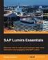 SAP Lumira 1.25 Feature Overview