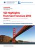 VZI Highlights from San Francisco 2013