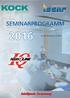 Member IMC Group SEMINARPROGRAMM. ISCAR Germany GmbH