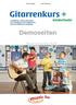 Gitarrenkurs + Demoseiten. Kursmaterial. Kinderlieder. Fortbildung Aktives Musizieren für LehrerInnen und ErzieherInnen ohne musikalische Ausbildung