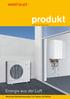 produkt Energie aus der Luft Weishaupt Splitwärmepumpen zum Heizen und Kühlen Information über Wärmepumpen