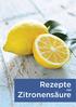 Rezepte. mit. Zitronensäure