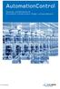 AutomationControl. Steuerungs- und Elektrotechnik für: Konstrukteur/in, Polymechaniker/in, Anlagen- und Apparatebauer/in EDITION SWISSMEM