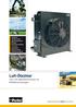 Luft-Ölkühler. LDC mit Gleichstrommotor für Mobilanwendungen