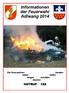 Informationen der Feuerwehr Adlwang 2014