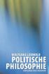 Grundlagen der politischen Philosophie