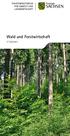 Wald und Forstwirtschaft. in Sachsen