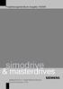 Projektierungshandbuch Ausgabe 10/2005. simodrive. & masterdrives. SIMODRIVE 611 / MASTERDRIVES MC Synchronmotoren 1FT6