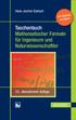Taschenbuch Mathematischer Formeln für Ingenieure und Naturwissenschaftler