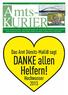 09. Jahrgang Freitag, den 19. Juli 2013 Sonderausgabe. Amts- KURIER