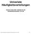 Univariate Häufigkeitsverteilungen Kühnel, Krebs 2001: Statistik für die Sozialwissenschaften, S.41-66