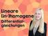 10. Differentialgleichungen