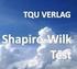 Shapiro-Wilk Test Autor: Dr. Konrad Reuter
