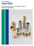 Technischer Katalog 18.0 Serie 8000 / 8000 M Messing-Gewindefittings
