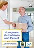 Kompetent als Patientin und Patient. Informations-Broschüre. für Menschen mit Behinderung. Informationsbroschüre für das Arzt-Patientengespräch